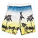 Men's Corona Blue To Yellow Sunset Board Shorts