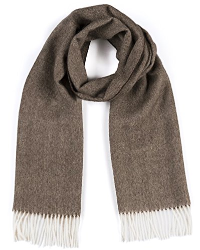 Herringbone Alpaca Scarf - 100% Baby Alpaca