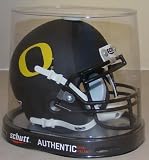Oregon Ducks Authentic Mini Helmet (Flat Black)