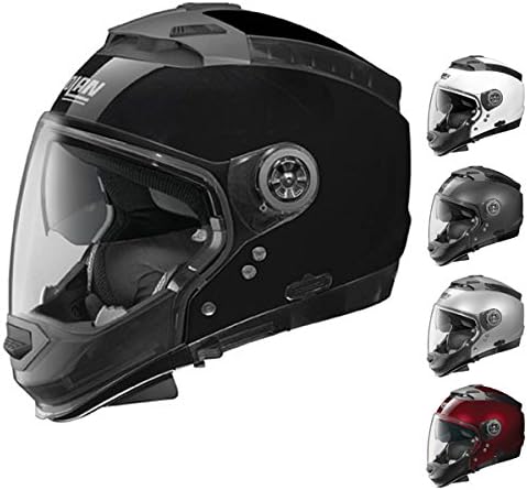 Nolan N44 N-Com Solid Adult Street Motorcycle Helmet - Lava Grey / Medium