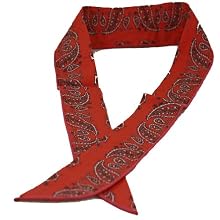 Cool Wrap 303 RP Cooling Scarfs, Red with Print