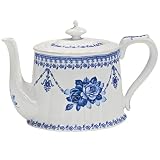 Blue Garland Teapot