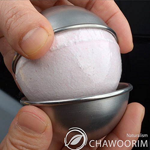 Chawoorim bath bomb ball molds - stainless steel cake p…