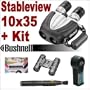 Bushnell Stableview 10X35 Image Stabilized Binocular + Accessory Kit - Includes Reconditioned Item