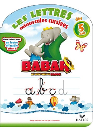 Babar - Les lettres minuscules cursives dès 5 ans
