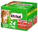 Kitekat MP24 Bunte Vierfalt in So&szlig;e 2x(24x100g) - Katzenfutter - Kitekat