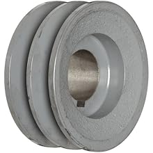 TB Woods 2BK40138 FHP Bored-To-Size, 3.95" Outside Body Diameter, 1.375" Bore Diameter V-Belt Sheave