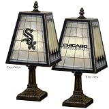 Chicago White Sox 14-Inch Art Glass Lamp