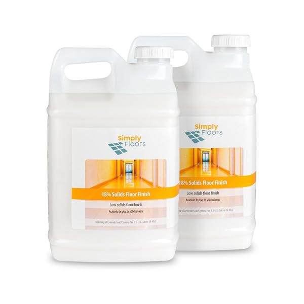 Simply Floors Flc 00001 18 Solids Floor Finish Pack Of 2 2 5
