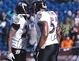 Ray Lewis & Ed Reed Signed Autographed 8 X 10 Photo Baltimore Ravens