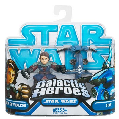 51x2DpCWnUL Star Wars Galactic Heroes Clone Wars Anakin Skywalker and Stap
