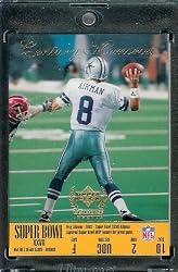 1999 Upper Deck Century Legends # 173 Troy Aikman Dallas Cowboys Football Card- Mint Condition - Shipped In Protective ScrewDown Case!