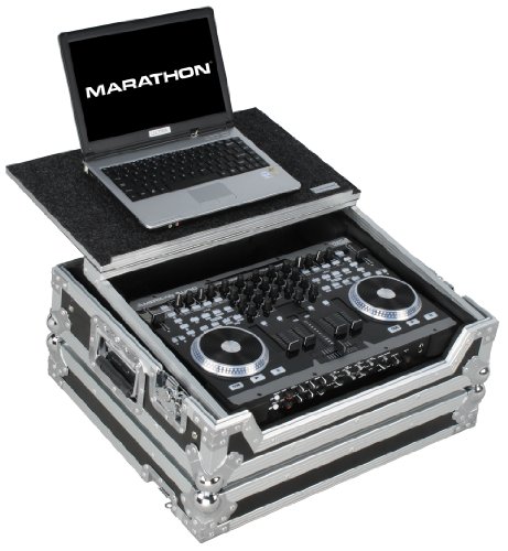 Marathon Flight Road Case MA-VMS4LT Case To Hold 1 X American Audio Vms4 Music Controller with Laptop Shelf On Sale