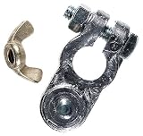 Ancor 260100 Marine Grade Electrical Lead Battery Terminals (Negative, 5/16 Wing Nut)