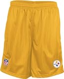 Reebok - Pittsburgh Steelers Gold Coaches' Mesh Shorts