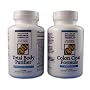 Cellular Research Formulas - Dual-Action Cleanse - 60 Tabs Total Body Purifier + 90 Tabs Colon Clear