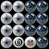 Dallas Cowboys Home and Away Complete Billiard Ball Set