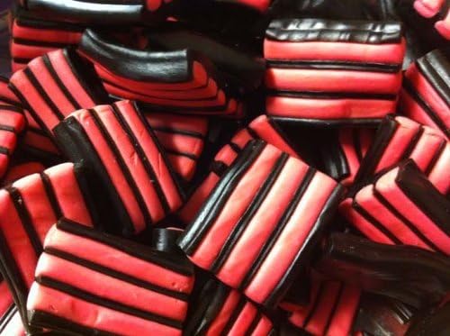 Strawberry Liquorice Stripes - 227g (half pound)