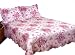 American Hometex French Country 100-Percent Cotton King Quilt Set, Red American Hometex French Country 100-Percent Cotton King Quilt Set, Red