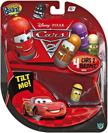 Mighty Beanz Disney Cars Starter Pack Set 4 Beanz