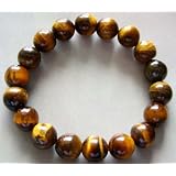 Tiger Eye Gem Beads Tibetan Buddhist Prayer Mala Bracelet