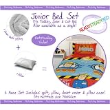 Fireman Sam Hero Rotery Cot Bed Bundle