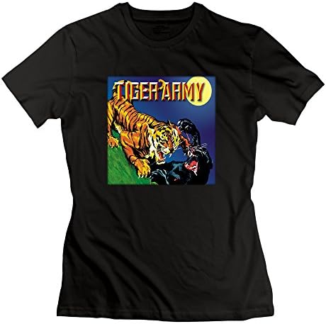 Tiger Army Band Hellcat Records Women's Tshirt Tee,Black