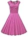 MUXXN Women's Elegant Sweetheart Neckline Fit and Flare Cocktail Dress