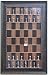 Straight Up Chess - Dark Walnut Chessboard with Charcoal Scoop Frame