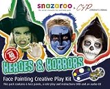 from Snazaroo Halloween Face Painting Supplies | Heroes & Horrors Face Painting & DVD Kit
