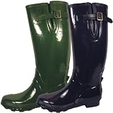 Smoky Mountain WoMens Wellington Rubber Boot