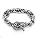 Sterling Silver Antique Men's Bracelet. Length 8.5 in. Total Item weight 117.0 g.