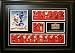 Norm Ullman Signed 8x10 Deluxe Frame Red Wings W/Tallboy Cards