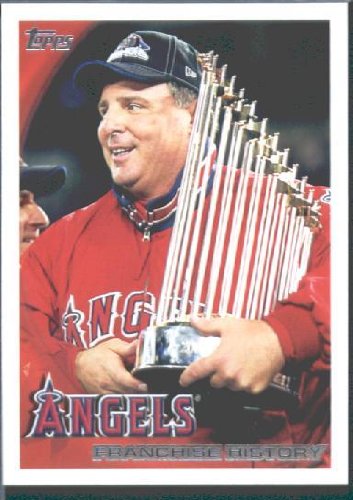 2010 Topps #356 Los Angeles Angels Franchise History - Angels (World Series Championship)(Baseball Cards)