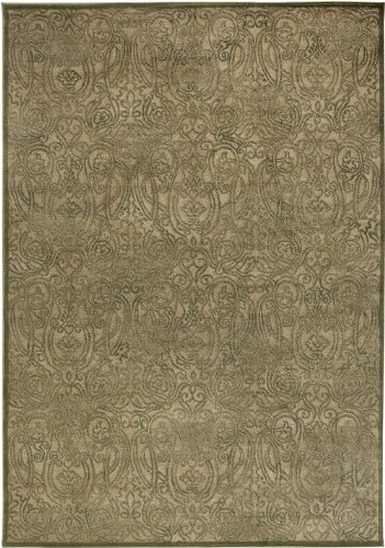 Rizzy Rugs GA-3110 6-Foot-7-Inch-by-9-Foot-6-Inch Galleria Area Rug, Transitional Green