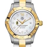 Stanford University TAG Heuer Watch - Women's Two-Tone Aquaracer with Diamond Dial at M.LaHart