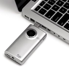 Flip MinoHD Camcorder 2nd Generation, 120 Minutes (Brushed Metal) NEWEST MODEL