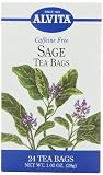 Alvita Tea Bags, Sage, Caffeine Free, 24 tea bags [1.02 oz (29 g)] (Pack of 3)