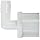 Thogus Nylon Tube Fitting, 90 Degree Elbow, White, NPT Female x Barbed