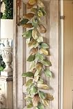 51x2qJlmHmL. SL160  Magnolia Garland, GARLAND 6FT, GREEN