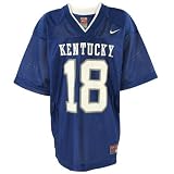 Nike Kentucky Wildcats #18 Youth Royal Blue Replica Football Jersey (Large)