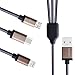 USB Type C , Smilism 6ft (2M) 3-in-1 Lightning cable Micro USB Type C Cable for iPhone 6 6 Plus 5 5s 5c, iPad Air, New Macbook, iPod 5, Sumsung, HTC, Nokia, ChromeBook Pixel and more (Gold)