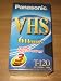 Panasonic Standard Premium VHS T-120 Video Cassette 3 Pack