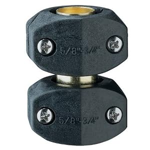 Nelson Garden Hose Repair Mender Clamp Connector Brass and Nylon 50432 by 