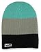 neff Trio Slouchy Knit Beanies Winter Hats for Men & Women, Black/Grey/Ceramic, One Size