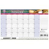Turner MLB Philadelphia Phillies 2010 Academic Desk Calender, 11 x 17 Inches (8230386)