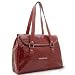 Valentino Red Reptile Textured Handbag Purse