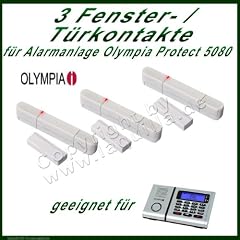 Olympia Fensterkontakt f�r Alarmanlage Protect 5080 VE=3 St�ck
