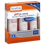 AcneFree Clear Skin Treatment Acne Clearing System, 24 Hour Kit