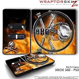 DJ Hero Skin Chrome Skulls on Fire fit XBOX 360 and PS3 (DJ HERO NOT INCLUDED)